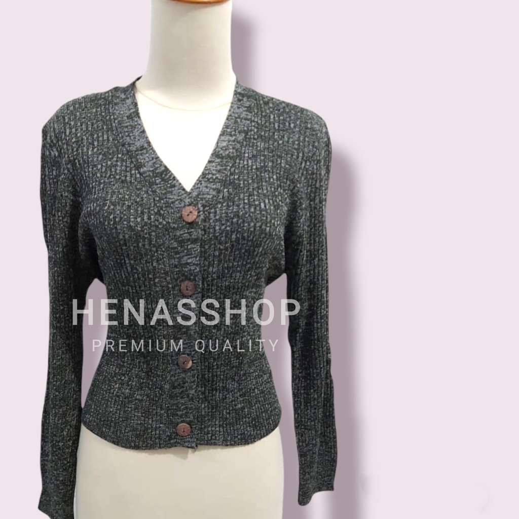 SWEATER CARDIGAN KANCING WANITA