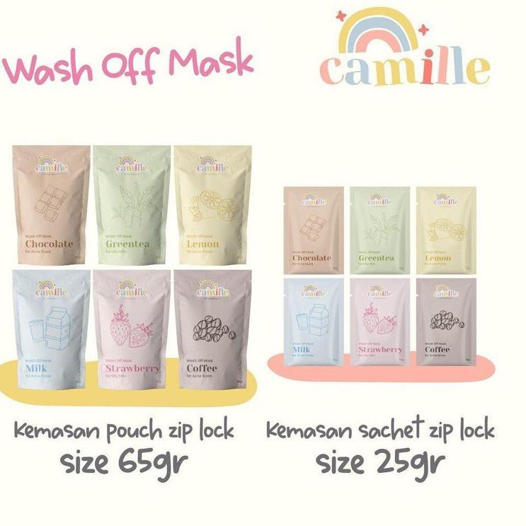 GROSIR [READY SIAP KIRIM] Masker Organik Camille Beauty || ex maskyourneeds (BPOM)