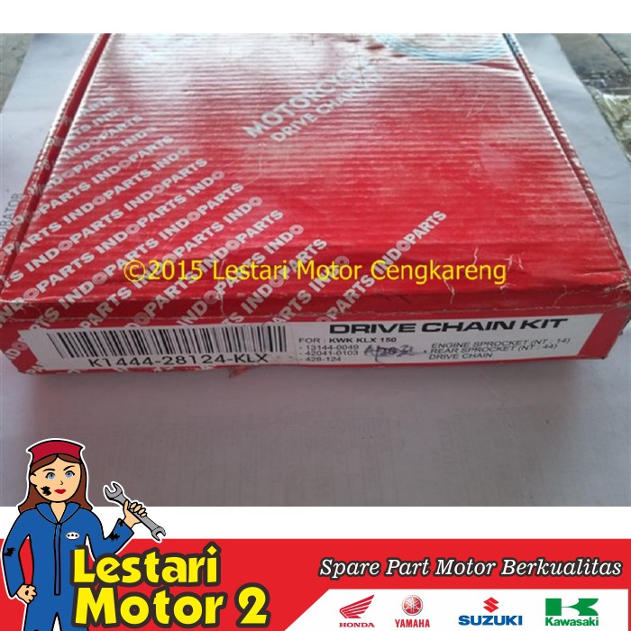 Gear set Gir set KLX 150 Indopart Komplit