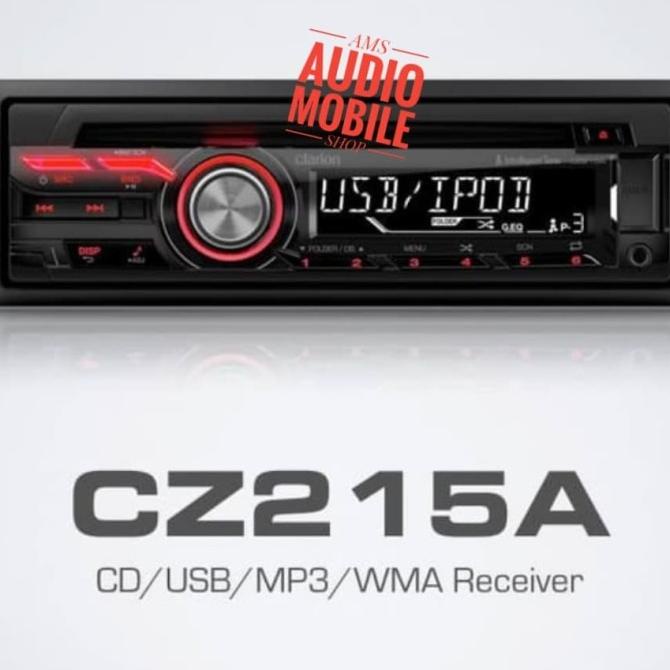 Head Unit Clarion Cz215A Tape Mobil Clarion Single Din