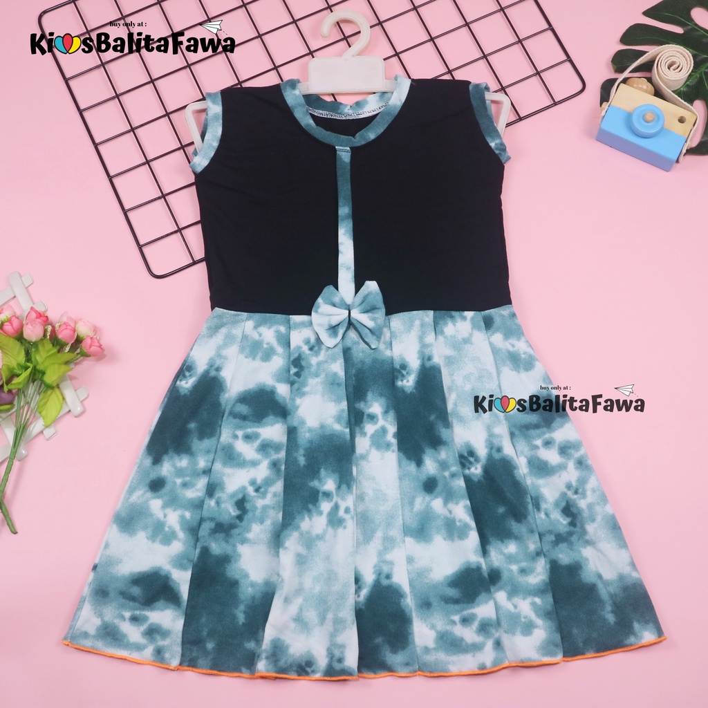 Dress Lala uk. 7-8 th / Baju Dress Anak Perempuan Cewek  Yukensi Dress Batik Murah