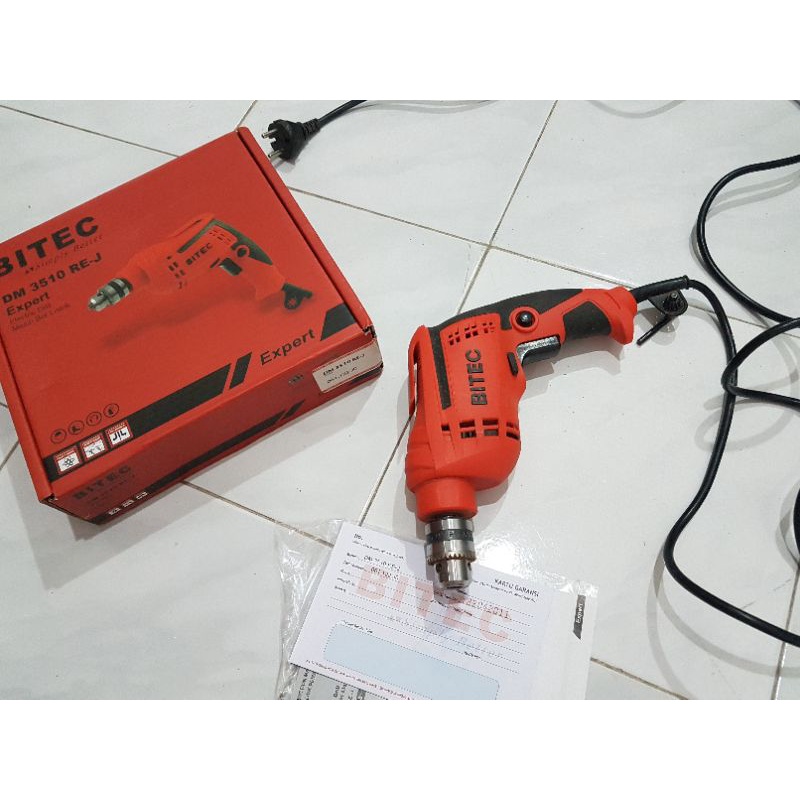 Mesin bor listrik 10mm BITEC INA MB 3510 RE-J Drill machine 10 mm Preloved Bekas