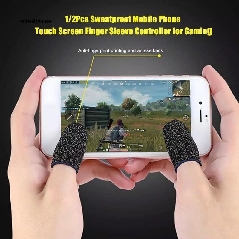 (FO) SARUNG JEMPOL GAMING ISI 2 PCS /SARUNG JEMPOL PUBG /SARUNG JARI GAMING