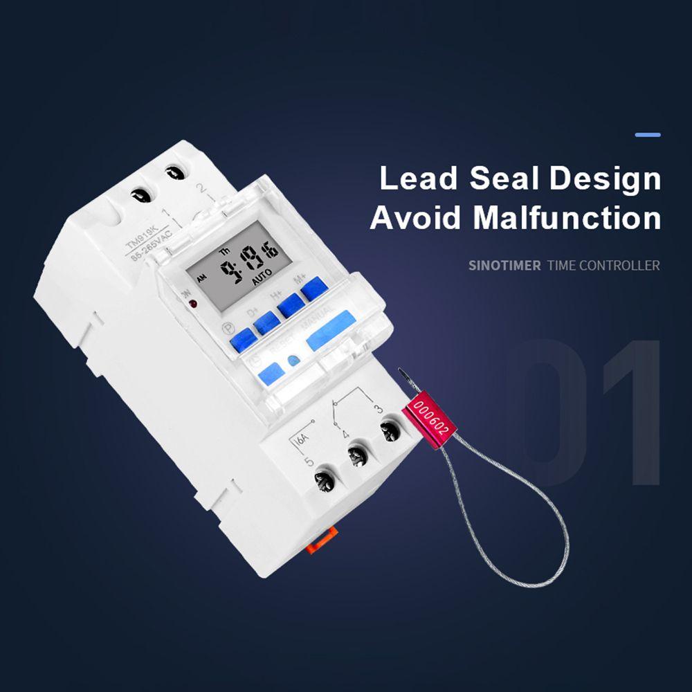 Solighter timer switch Profesional Mingguan 7hari Programmable Digital Smart switch timer