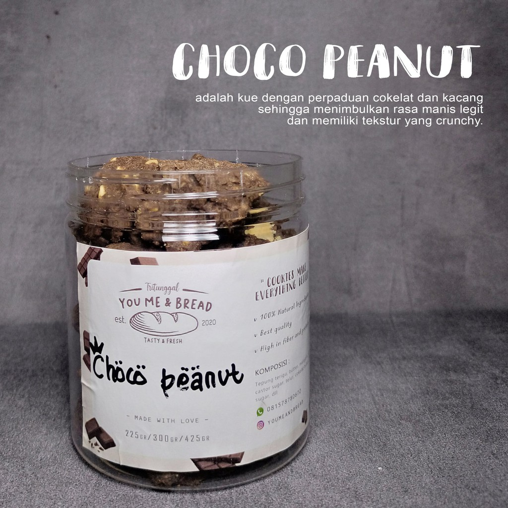 

KUE KERING KACANG / CHOCO PEANUT COOKIE LEBARAN HAMPERS PARCEL LEBARAN PREMIUM MURAH