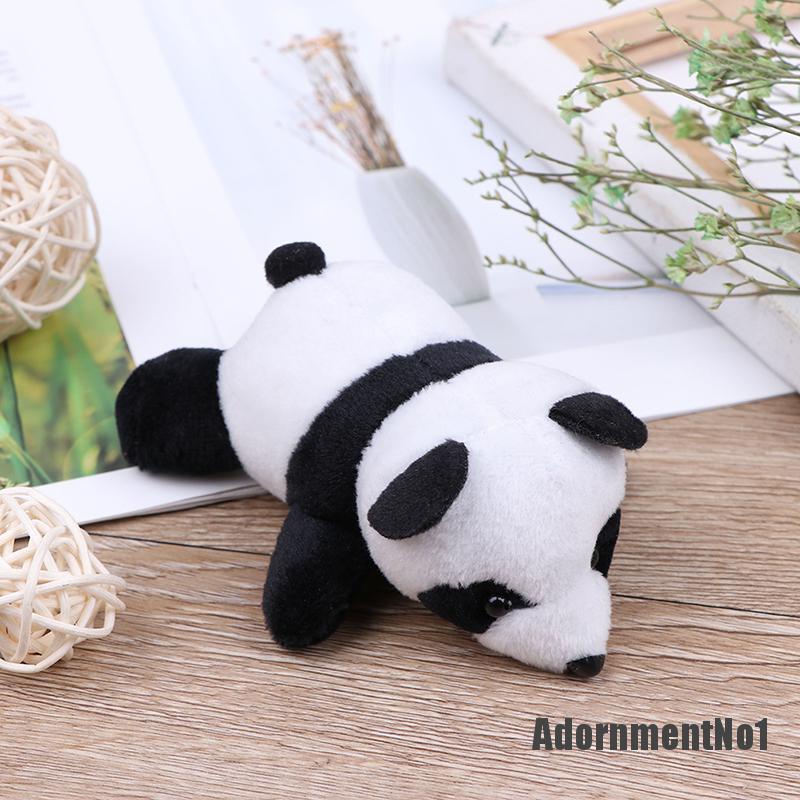 (Adornmentno1) Bros Pin Bentuk Panda Bahan Plush Untuk Wanita