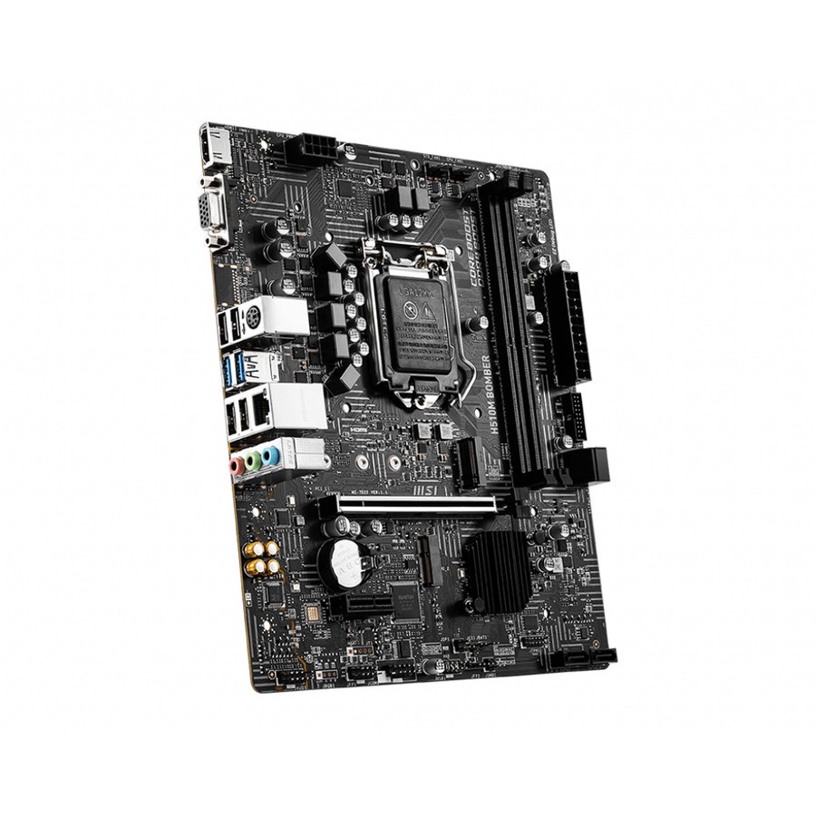 Mainboard MSI H510M-Bomber LGA1200 Gen 11 - MSI H510M Bomber LGA 1200 Intel Gen 11