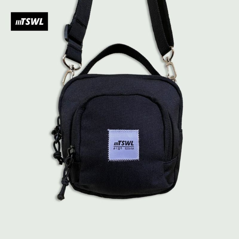 tas selempang sling bag mini pria wanita cowok unisex sling bouch mateswell SLB01