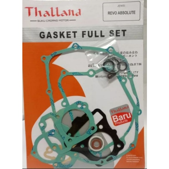 PAKING FULLSET REVO ABSOLUTE GASKET FULL REVO ABSOLUTE 110 CC