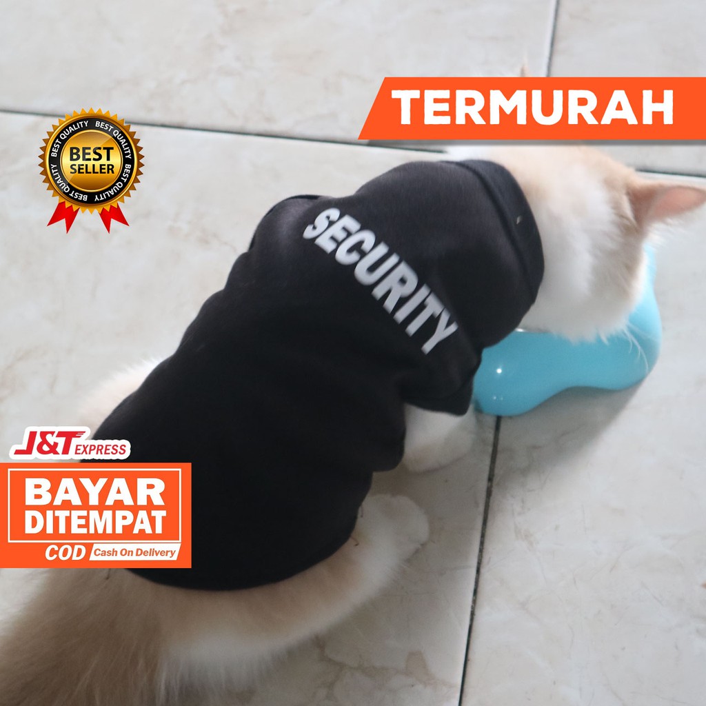 BAJU KUCING BAJU ANJING BISA CETAK NAMA kaos binatang bahan nyaman