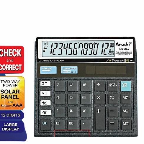 

best seller] Arashi Calculator Kalkulator 12 Digits ElectroniK