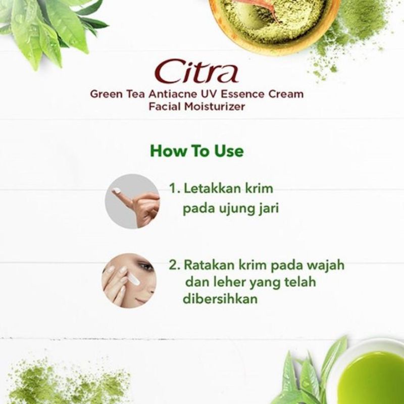 CITRA Green Tea Anti Acne Moisturizer 40gr