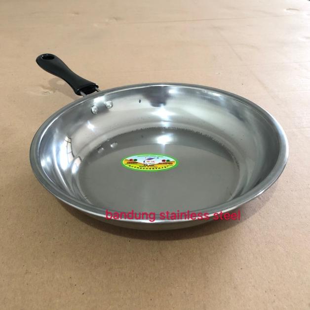 Wajan fry pan frypan stainless steel 28cm