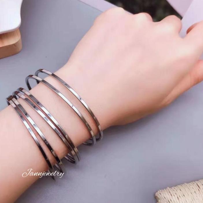 ➩ Gelang keroncong 100% titanium asli isi 6pcs ✺