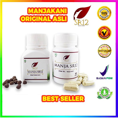 MANJAKANI SR12 HERBAL PELANCAR HAID AMPUH OBAT KEPUTIHAN / KISTA / PROMIL BPOM