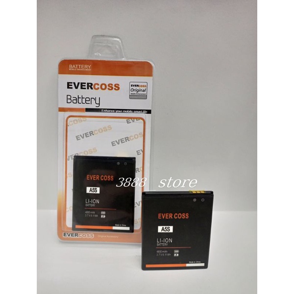 Baterai Evercoss A5S Battery Evercross A5S Batterai Double Power Batrai Doble power Batre Hp