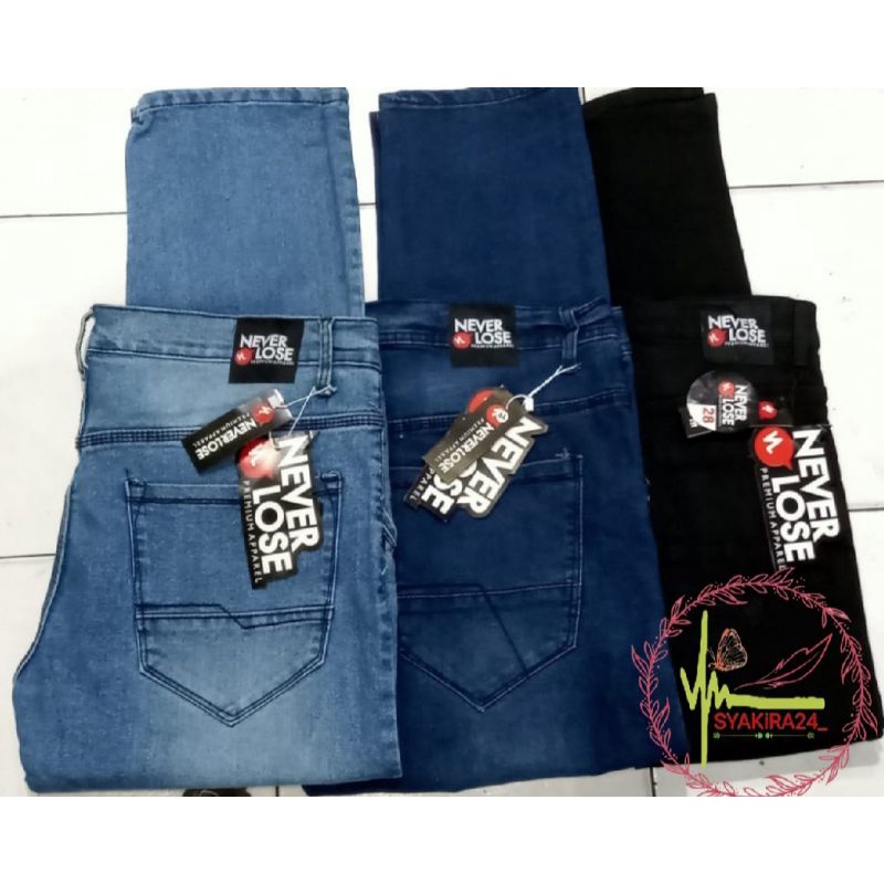 JEANS NEVER LOSE CELANA PANJANG  JEANSPREMIUM