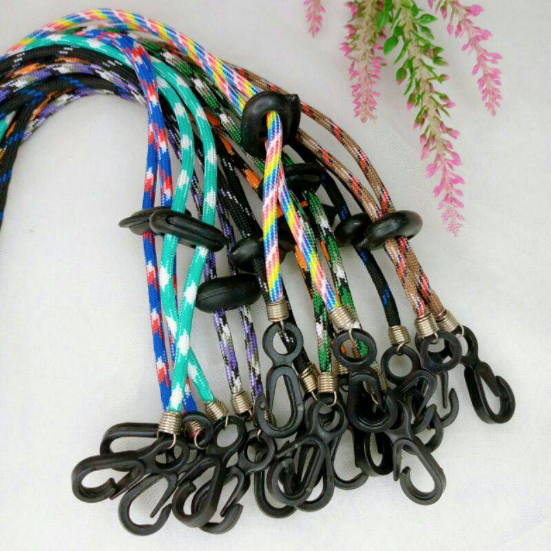 strapmask tali prusik besar / stap mask prusik / kalung masker cowok