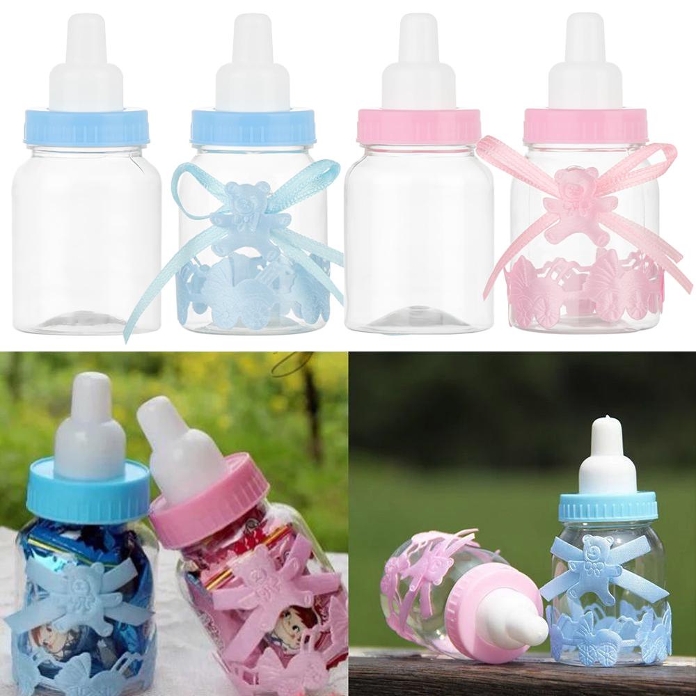 Suyo Kotak Permen Bentuk Botol Susu Transparan Untuk Baby Shower