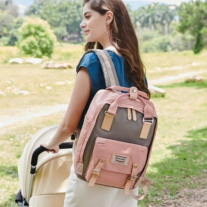 MOEZHA_TAS Tas Ransel Laptop (DUOGNHAT) Tas sekolah Wanita Korea Waterproof Shockproof PL952