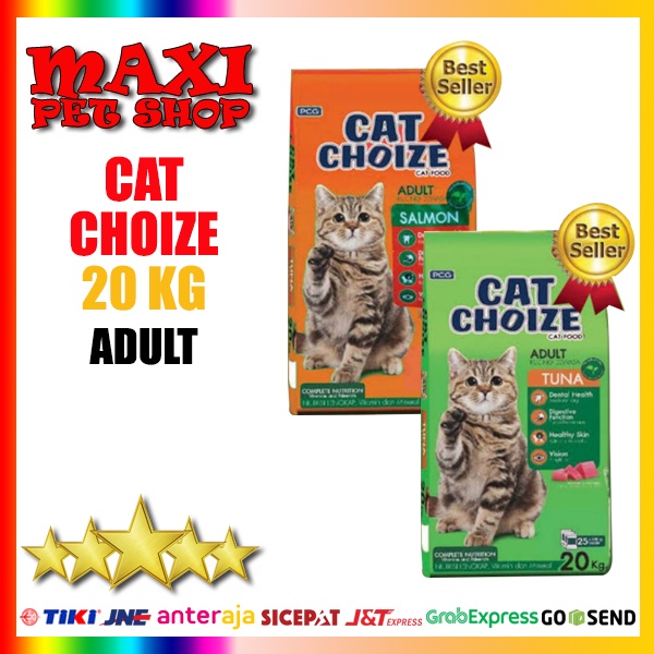 CAT CHOIZE 20KG TUNA Makanan Kucing CAT CHOICE 20KG SALMON