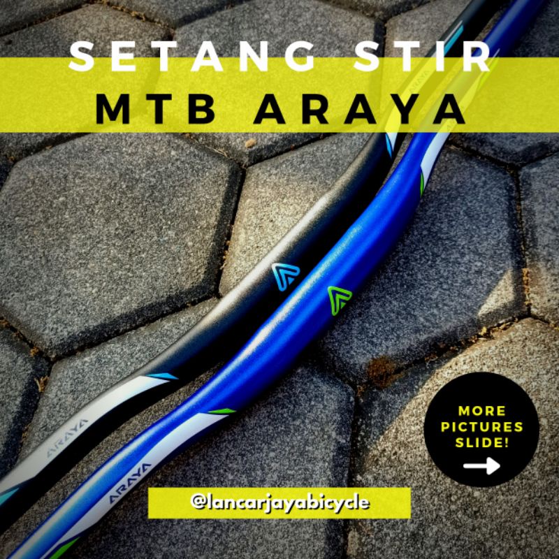Stang Stir ALLOY MTB "Araya"/Stang Stir Sepeda MTB Ukr. 31.8mm