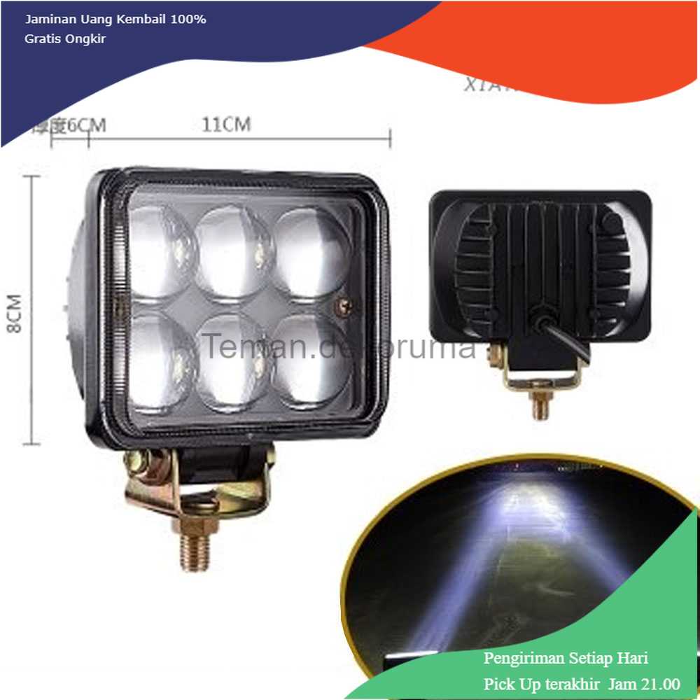 TD-DHA Xianyi Lampu Sorot Flood Spotlight 18W 6 LED White Light - SDL1845