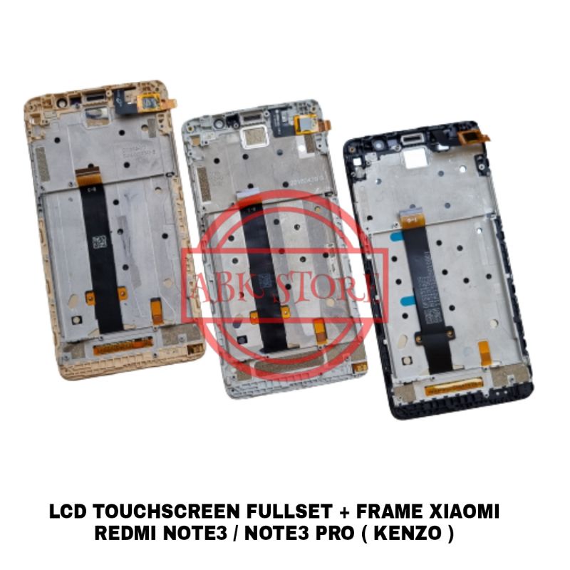 LCD TOUCHSCREEN + FRAME LCD XIAOMI REDMI NOTE 3 / NOTE3 PRO FULLSET