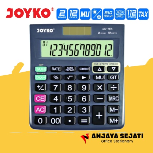 

Kalkulator Joyko 12 Digit CC - 15A