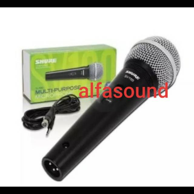 MIC SHURE SV100 ORIGINAL MICROPHONE SV 100 ASLI GARANSI RESMI