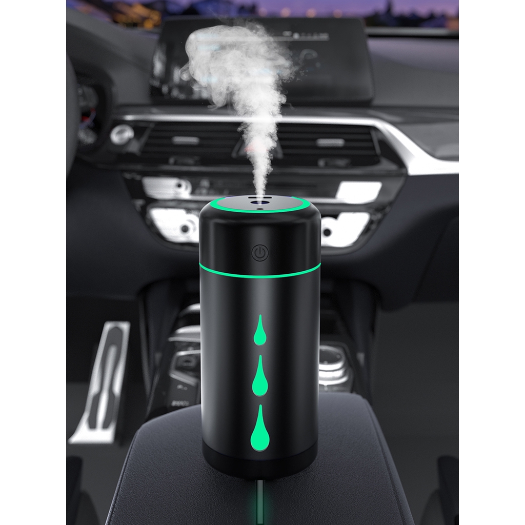 Car Humidifier Diffuser Pelembab Pewangi Mobil Aroma Therapy Atmosphere Mood Light