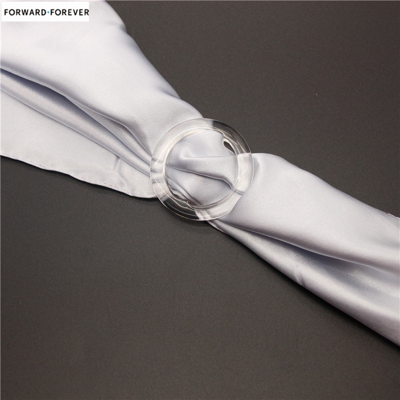 Stylish and generous multifunctional decorative silk scarf buckle