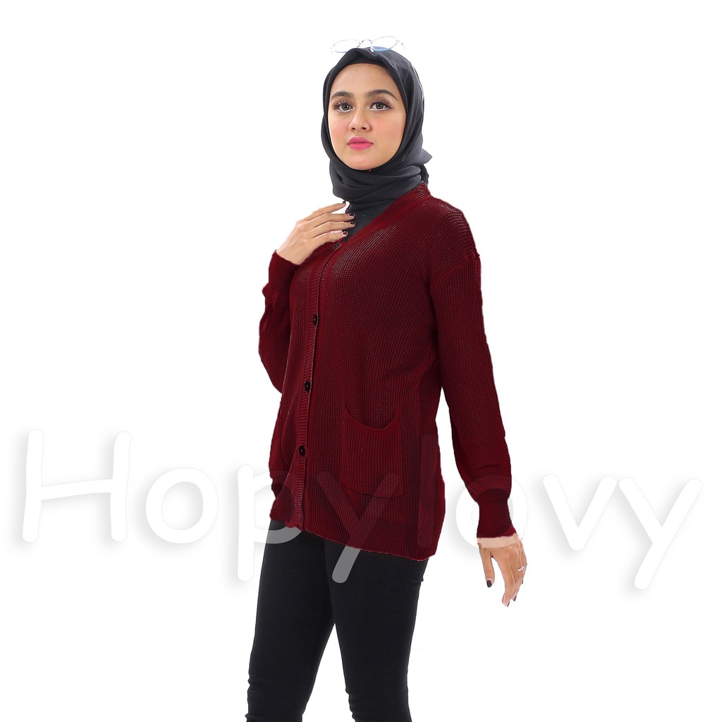 HOPYLOVY SALE - Cardigan Rajut Wanita Merissa Outer