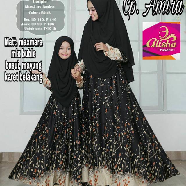 Gamis Syarii Couple Ibu Anak Amira