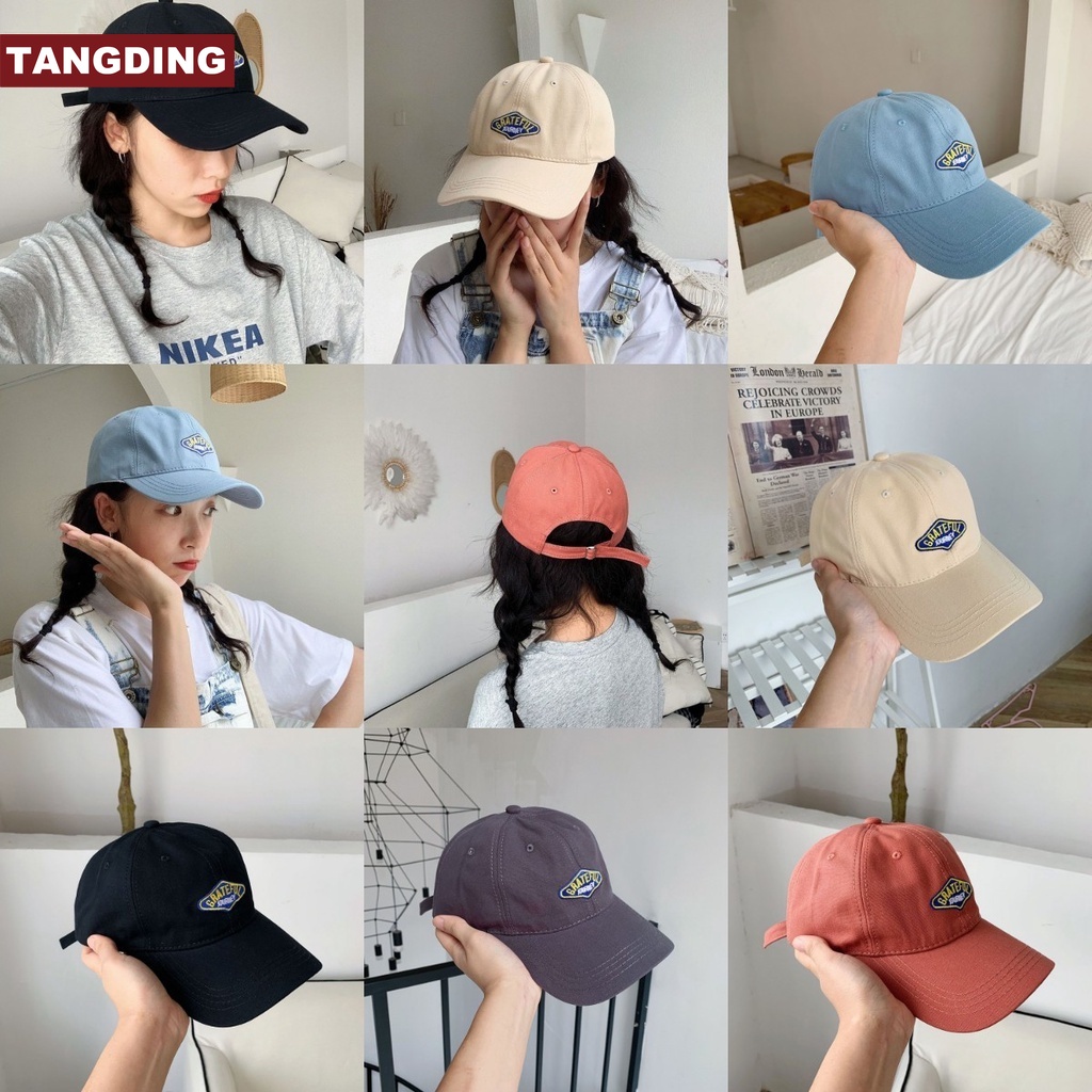 Topi Baseball 5 Warna Biru Gaya Kasual Untuk Wanita