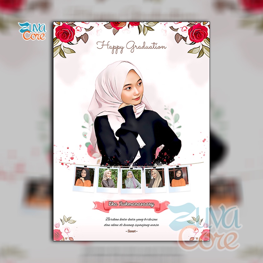 DESAIN FOTO HIASAN DINDING untuk KADO ULTAH KADO WISUDA UCAPAN WEDDING KADO PERNIKAHAN SKETSA CETAK 