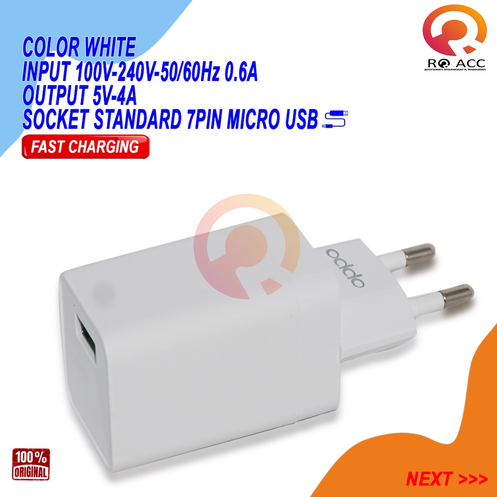 [RO ACC] CHARGER OPPO F9 VOOC FAST CHARGING AK779 ALL TIPE HP