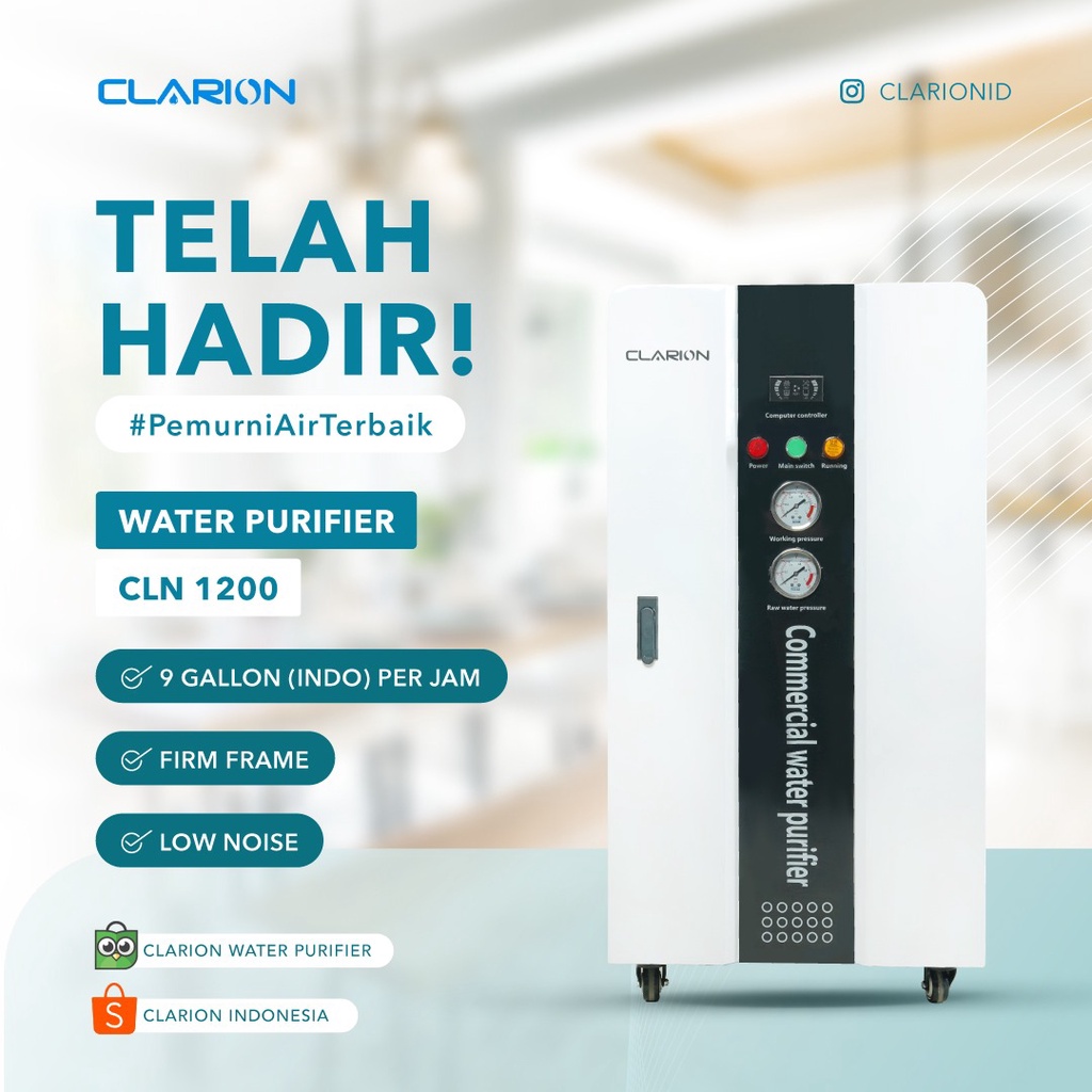 Clarion water purifier CLN1200 WATER PURIFIER COMMERCIAL