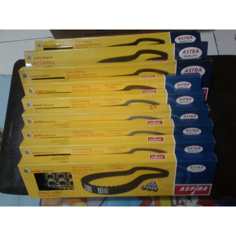 Van Belt dan Roller Aspira Astra ORIGINAL Paket VanBelt plus Roller paket VanBelt + Roller Motor Met