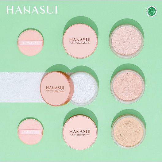 ✿ MADAME ✿ HANASUI PERFECT FIT SETTING POWDER BEDAK TABUR WAJAH POWDER