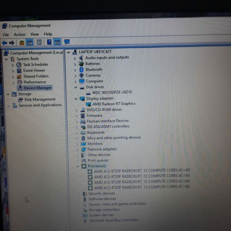 Laptop Lenovo ideapad 320 Amd A12-9720P, Gen 7th  Ram 8/ 1Tb Vga Radeon R7 Graphic Layar 15,6 inch Gaming editing desain siap pakai