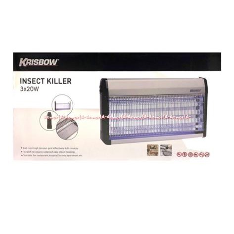 Krisbow Insect Killer 3x20w Alat Pengusir Nyamuk Serangga Alat Setrum