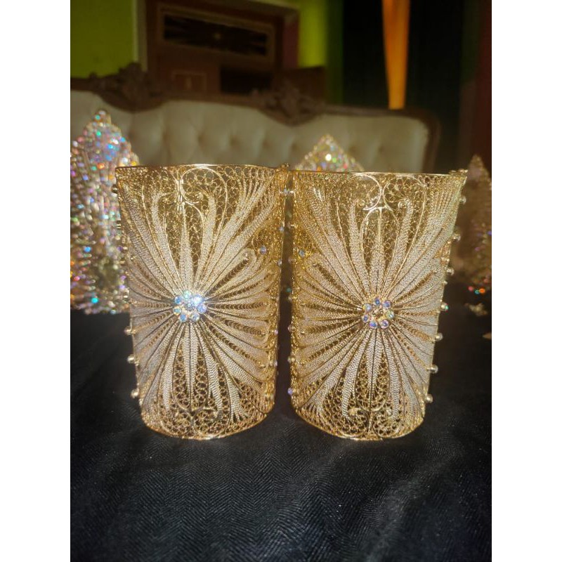 gelang bugis trap gold