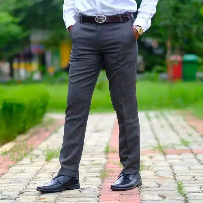 Celana Bahan Dasar Kantor Slimfit Pria Poin Plus Original Ukuran (27- 38) Celana Dasar Formal Celana Panjang Nikah Pria Celana Slim Fit Kantoran Premium Keren Murah Warna Hitam Abu Coklat Dongker