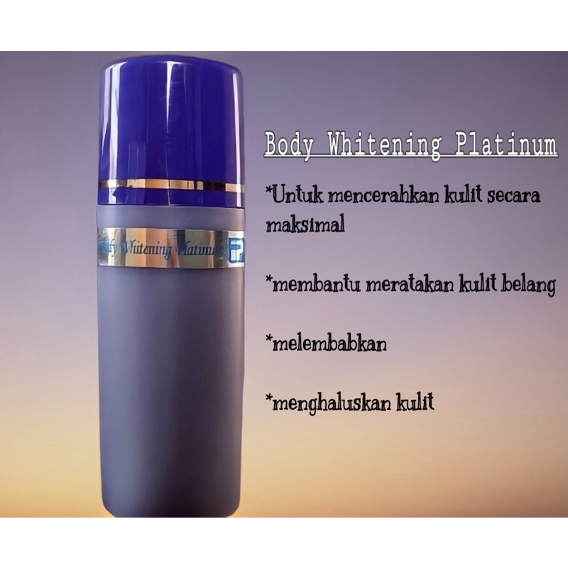 Body whitening platinum IPUNG SKINCARE