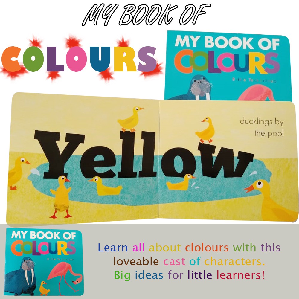 My Book Of COLOURS colour buku warna bayi bbw Britta Teckentrup