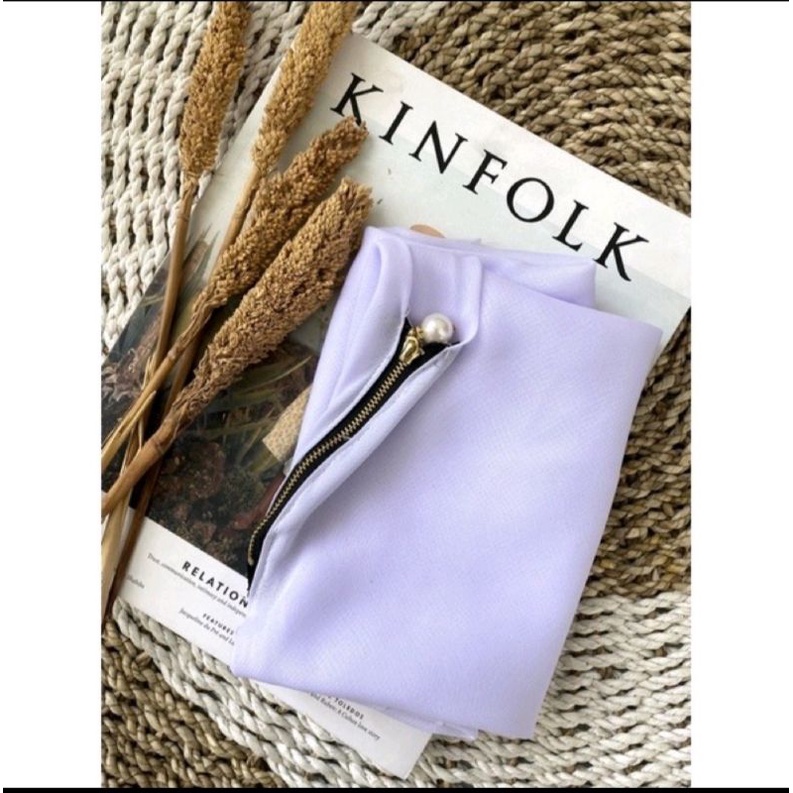 Hijab Zipper kekiniian resleting