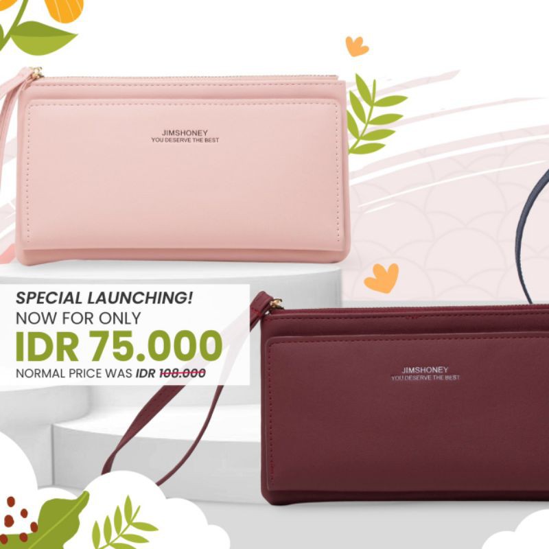 [SALE 30%] AURELIA WALLET JIMS HONEY