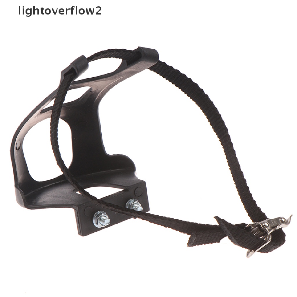 (lightoverflow2) Strap Pedal Sepeda Warna Hitam