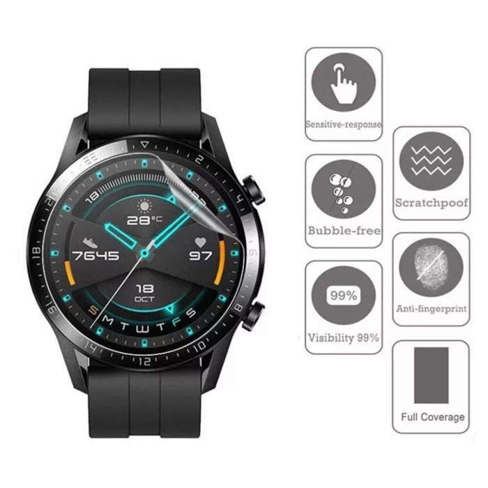 HUAWEI WATCH GT2 PRO HYDROGEL SCREEN PROTECTOR FRONT ANTI GORES TPU